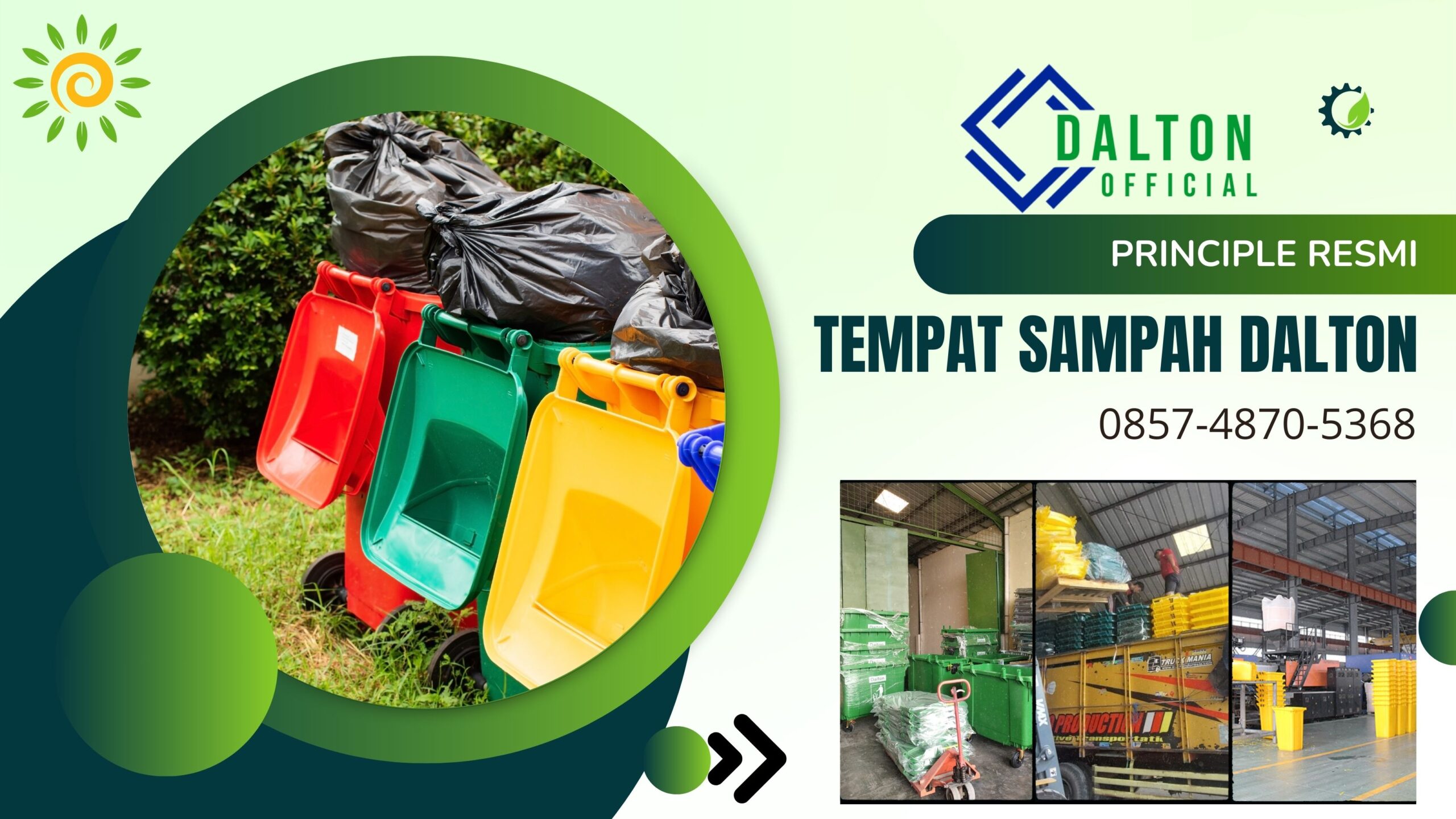 Principle Tempat Sampah Dalton