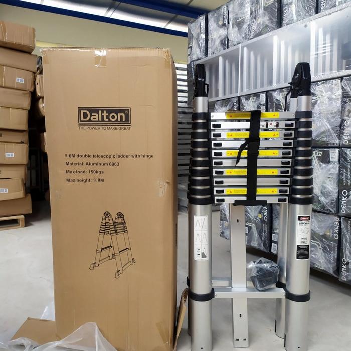 Tangga Double Teleskopik Dalton ML 1007D Telescopic Ladder 9 Meter
