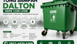 Banner Tempat Sampah 1100 liter