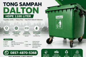 Banner Tempat Sampah 1100 liter