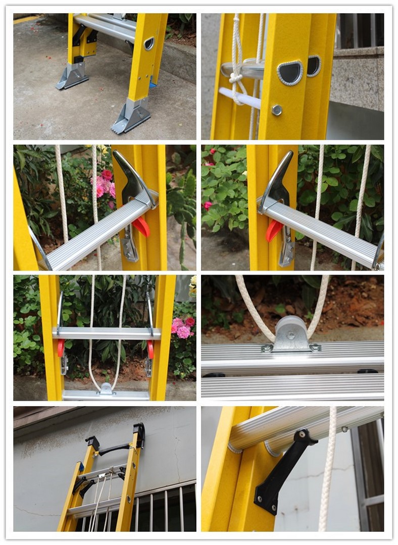 Tangga Pln Sliding Fiberglass 9 Meter 32 Feet - Gambar 42