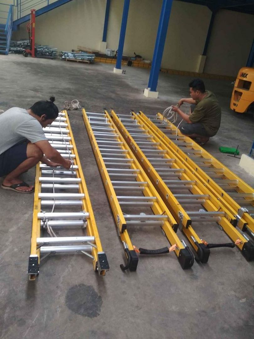 Tangga Pln Sliding Fiberglass 9 Meter 32 Feet - Gambar 50