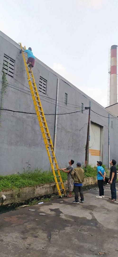 Tangga Pln Sliding Fiberglass 9 Meter 32 Feet - Gambar 7
