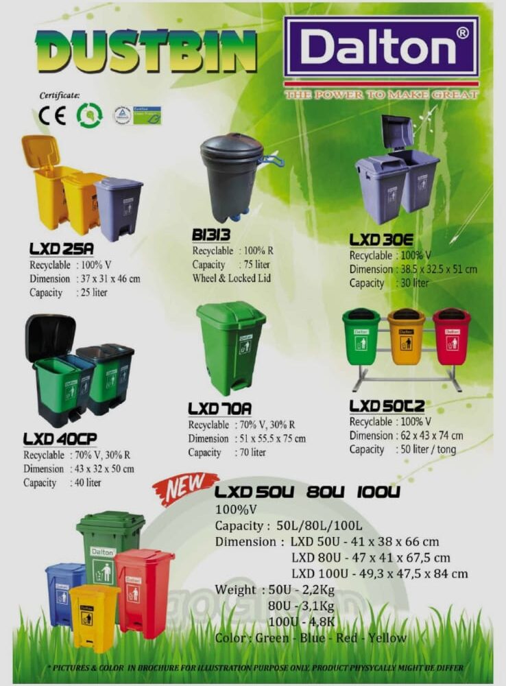Principle Tempat Sampah Dalton - Gambar 3