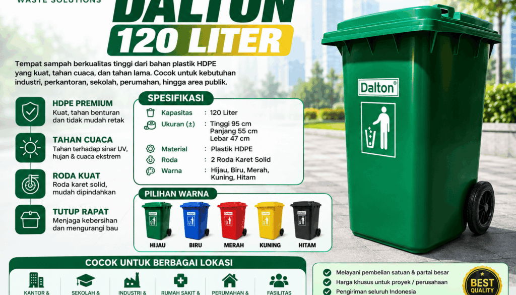 Tempat Sampah 120 liter