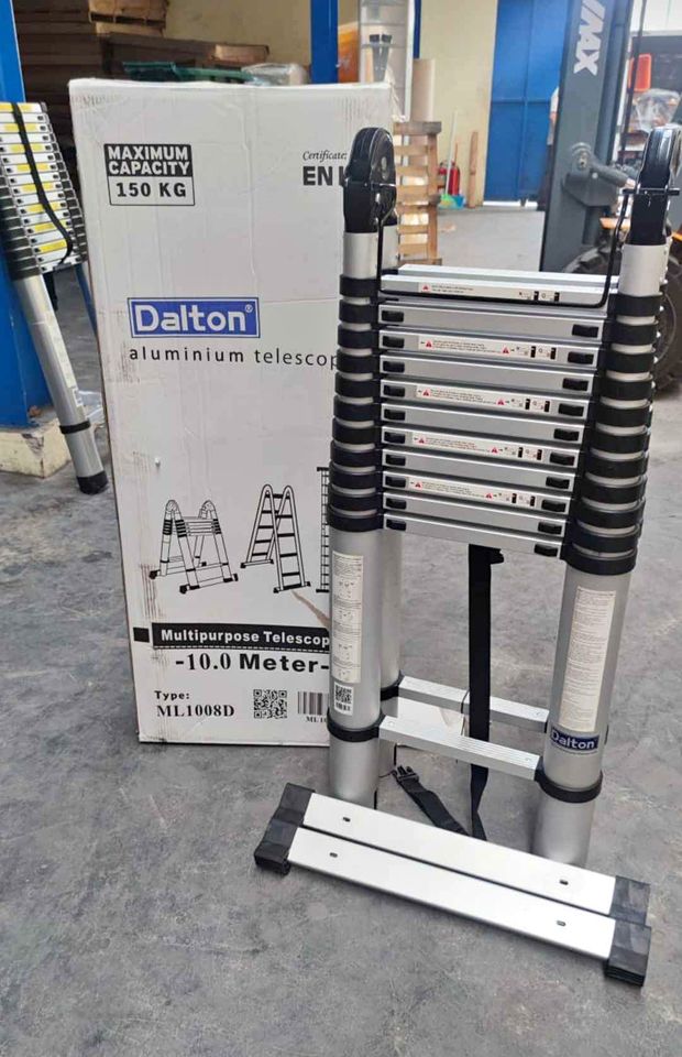 Tangga double teleskopik dalton 10 meter tipe ML-1008D