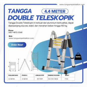 Tangga Double Teleskopik 3.8 meter